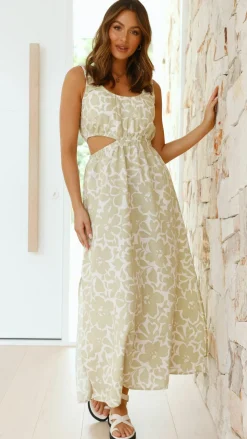 Soraya Maxi Dress - Aloe