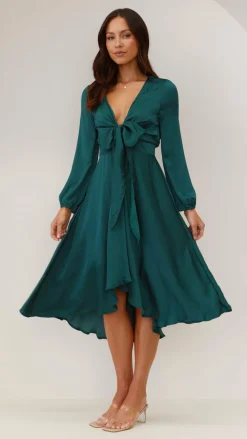 Starry Nights Dress - Emerald