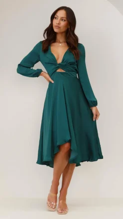 Starry Nights Dress - Emerald
