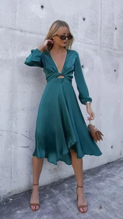 Starry Nights Dress - Emerald