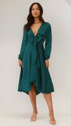 Starry Nights Dress - Emerald