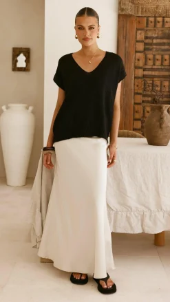 Stelaria Knit Top - Black