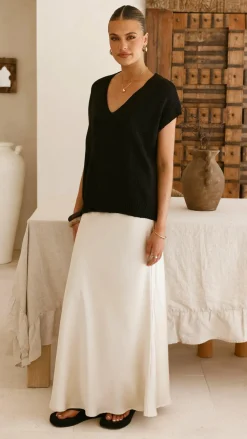 Stelaria Knit Top - Black