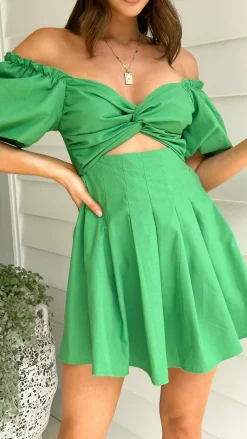 Stelle Mini Dress - Green