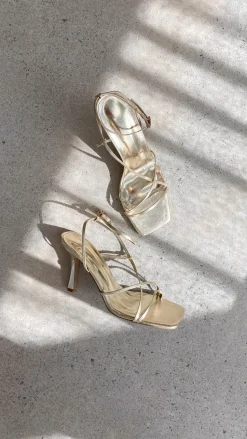 Stevie Heel - Gold Metallic