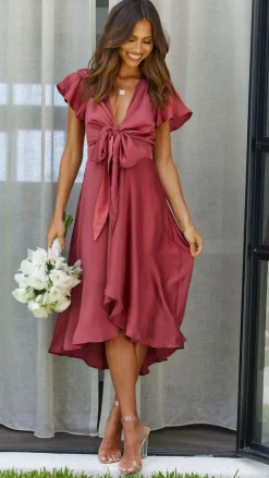 Sunny Daze Dress - Berry