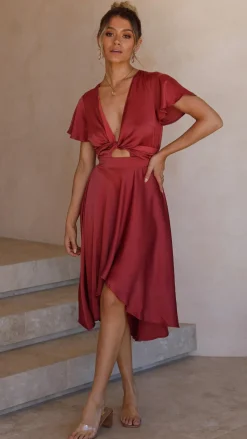 Sunny Daze Dress - Berry