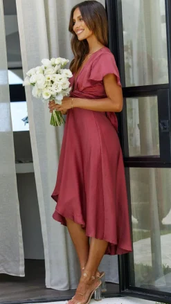 Sunny Daze Dress - Berry