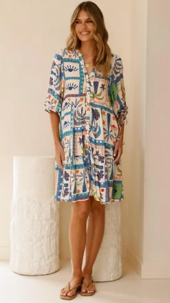 Tabitha Mini Dress - Lorelei Print