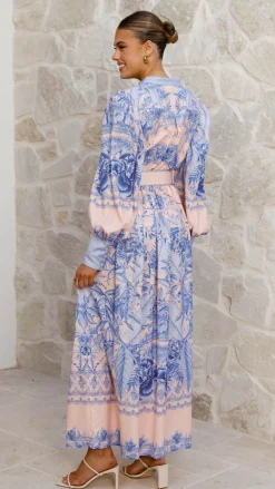 Taia Maxi Dress - Madeline Blue