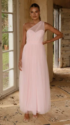 Talissa Tulle Maxi Dress - Pink