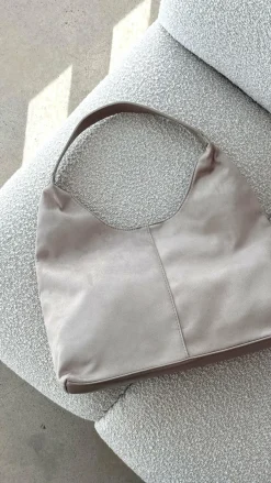 Tammy Shoulder Bag - Mist Suede