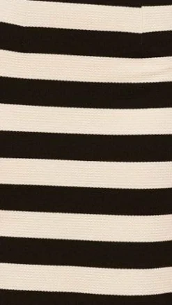 Tarron One Shoulder Maxi Dress - Black/White