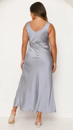 Taylor Maxi Dress - Steel Blue