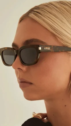 The Deyn Sunglasses - Havana / Ink