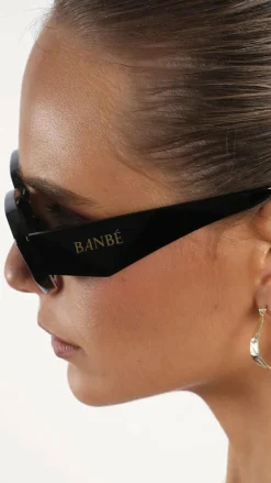 The Nina Sunglasses - Black Jet