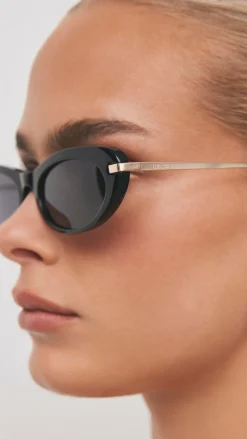 The Rae Sunglasses - Black / Black