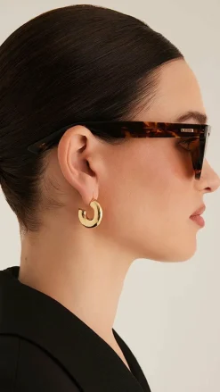 The Scarlette Sunglasses - Ginger Tort / Brown