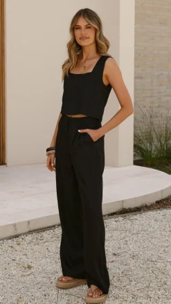 Tillie Crop Top - Black