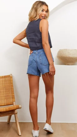 Tillie Crop Top - Ink