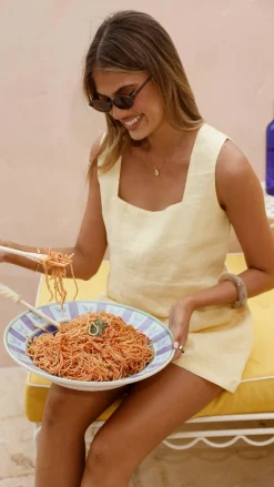 Tillie Crop Top - Yellow