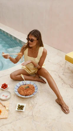 Tillie Crop Top - Yellow