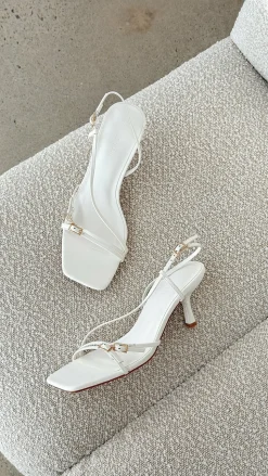 Toshie Heel - White