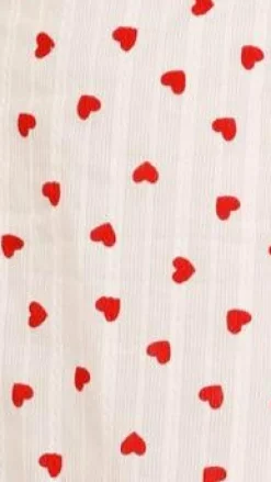 Tullie Mini Dress - Heart Print