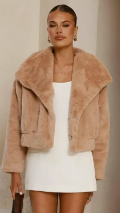 Tulum Crop Jacket - Camel