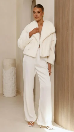 Tulum Crop Jacket - White