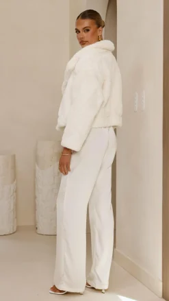 Tulum Crop Jacket - White