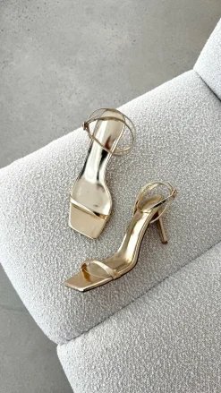 Umaira Heel - Gold Metallic