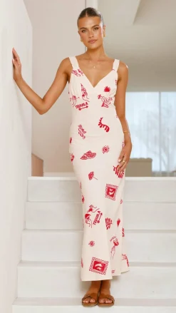 Urbana Maxi Dress - Mojito Print