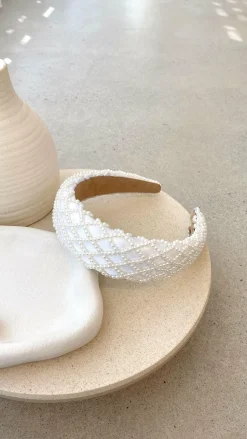 Valencia Headband - White