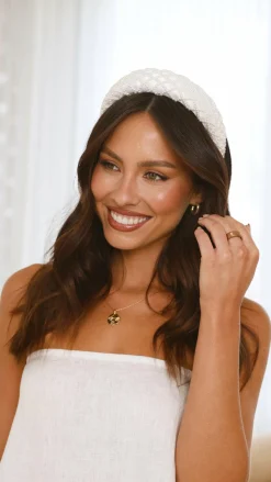 Valencia Headband - White