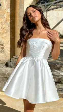 Valentina Mini Dress - White