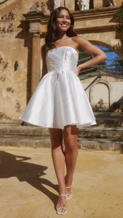 Valentina Mini Dress - White