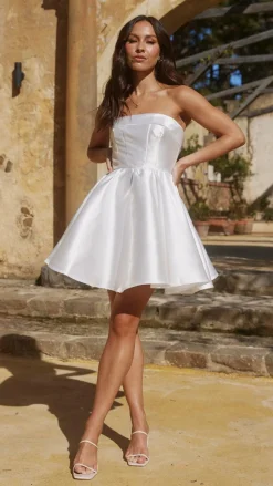 Valentina Mini Dress - White