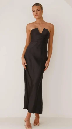 Valerie Maxi Dress - Black