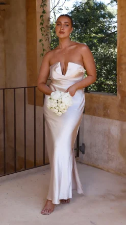 Valerie Maxi Dress - Champagne