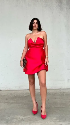 Valerie Mini Dress - Red