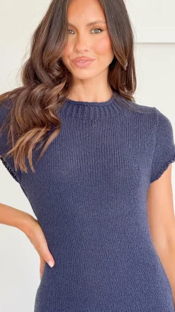 Valise Maxi Dress - Navy