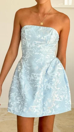 Vandana Mini Dress - Blue