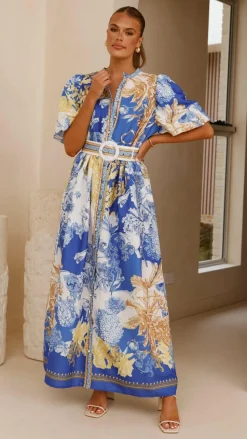 Vania Maxi Dress - Blue Doll