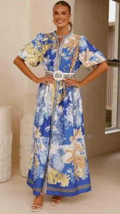 Vania Maxi Dress - Blue Doll