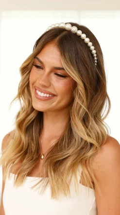 Vatusia Headpiece - Pearl