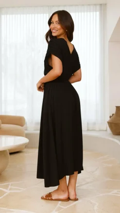 Velia Maxi Dress - Black
