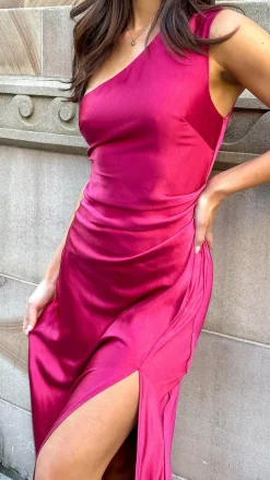 Victoria Maxi Dress - Wine