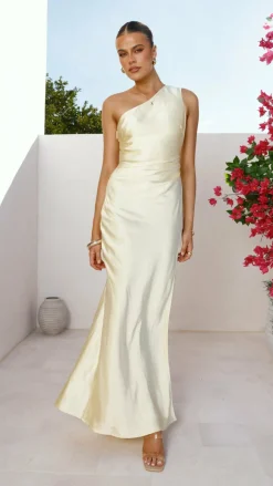 Victoria Maxi Dress - Yellow