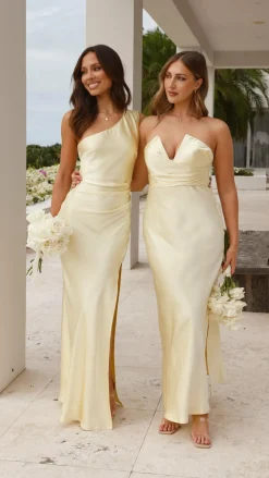 Victoria Maxi Dress - Yellow